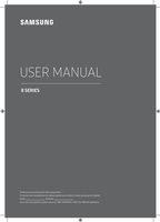 Samsung UN55MU800DFXZA TV Operating Manual